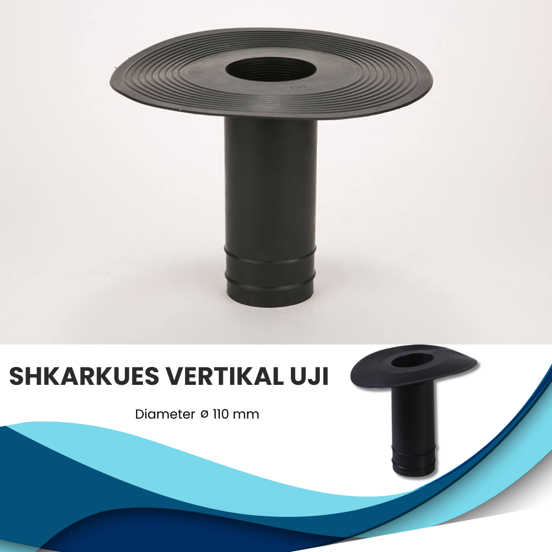 Shkarkues vertikal uji Ø110 mm - Image 2